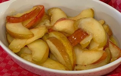 Rezept: Karamellisierte Apfelschnitze