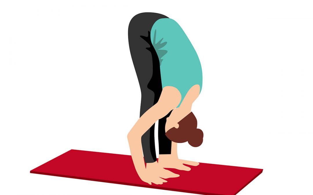 Yoga Übung: Die Vorbeuge
