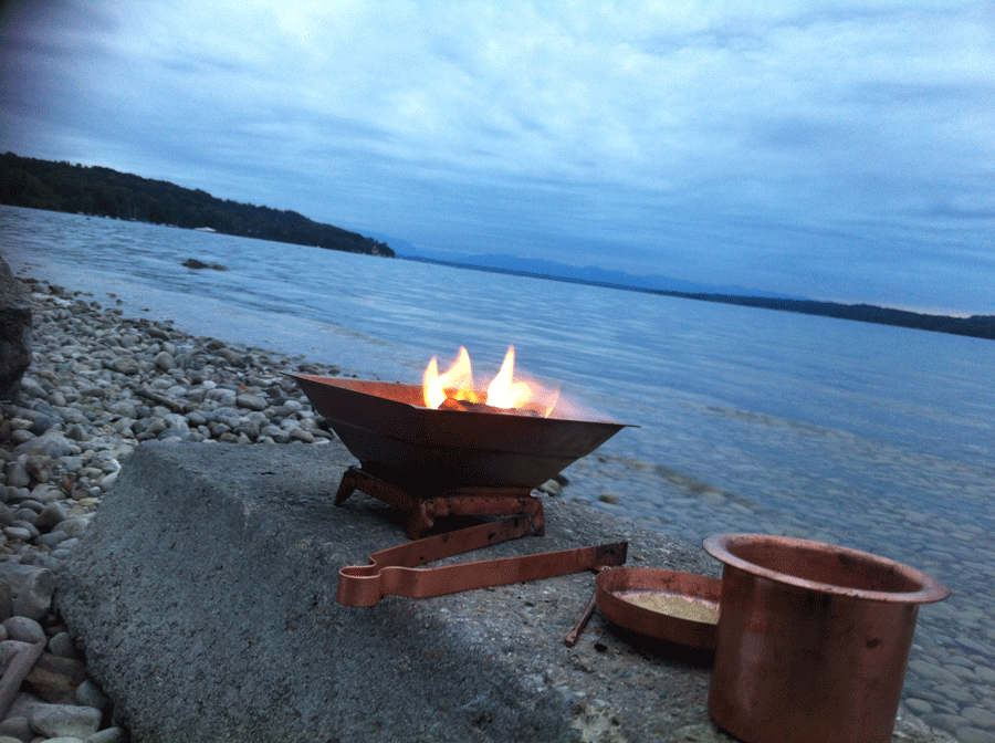 Feuer-Ritual Agni-Hotra