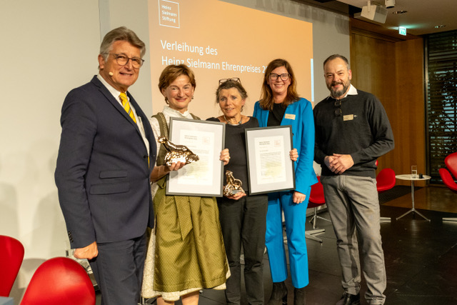 Tierärztin Anita Idel und Unternehmerin Barbara Scheitz mit Heinz Sielmann- Ehrenpreis ausgezeichnet